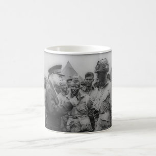 Caneca De Café General Dwight D. Eisenhower com paramilitares