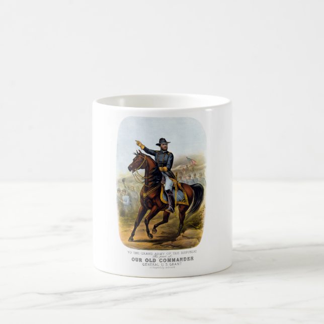 Caneca De Café General Grant  -- Nosso comandante idoso (Centro)