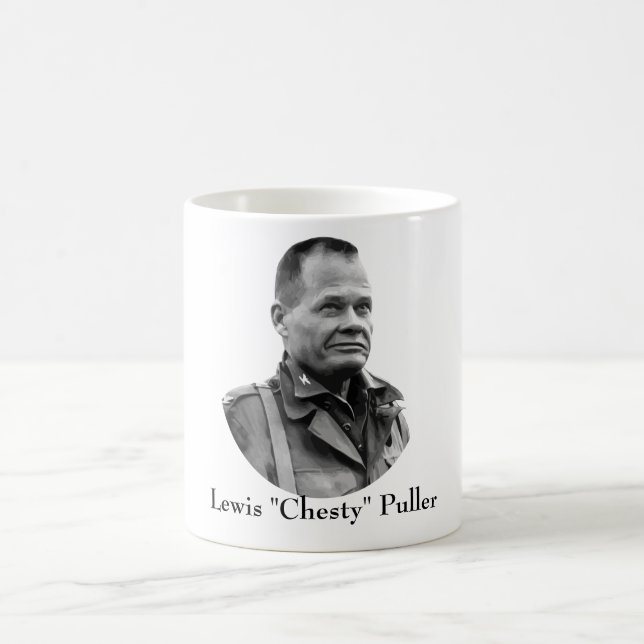 Caneca De Café General Lewis Burwell Extrator -- "Chesty " (Centro)