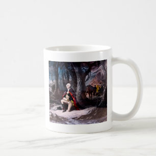 Caneca De Café General Washington que Praying na forja do vale,