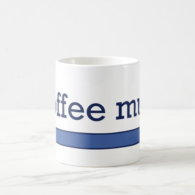 Caneca de café genérica do homem do Repo (Centro)