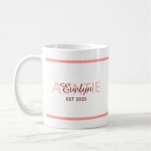 Caneca De Café Gênero de gravidez personalizado revela minimalist