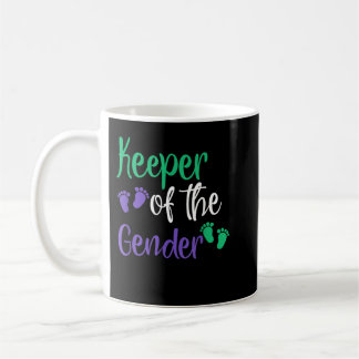 Caneca De Café Gênero Revela Roxo e Detentor Verde de Gênero