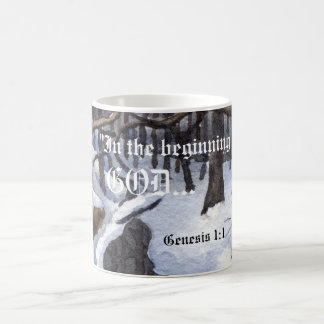 Caneca De Café Gênesis 1:1 Mug