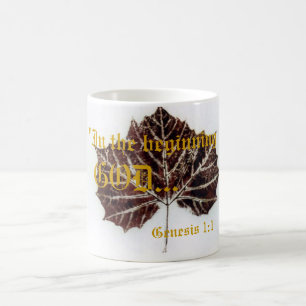 Caneca De Café Gênesis 1:1 Mug