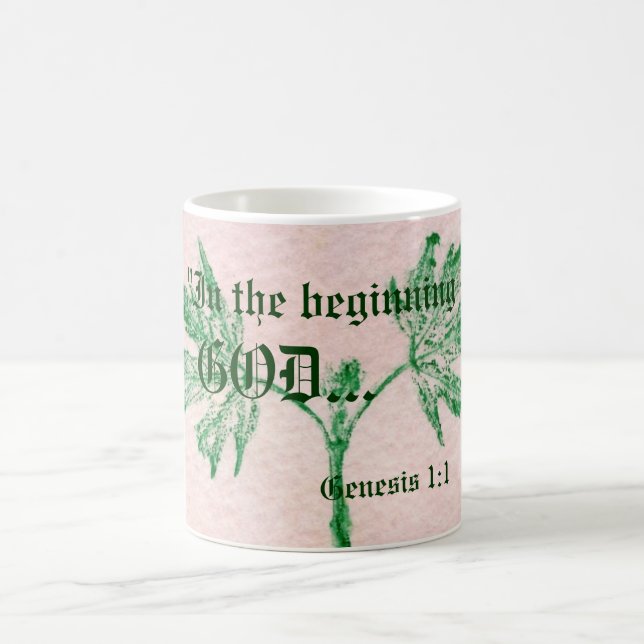 Caneca De Café Gênesis 1:1 Mug (Centro)