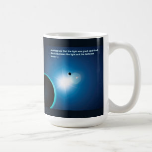 Caneca De Café Gênesis - Luz E Escuridão