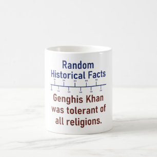 Caneca De Café Genghis Khan Was Tolerant Of All Religions  - Hist