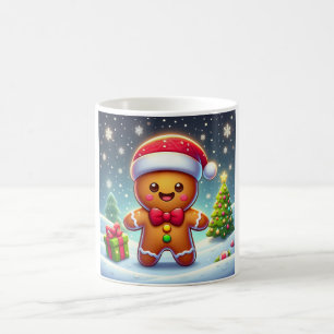 Caneca De Café Gengibre de Natal bonito/Pão de Pão de Pão de inve