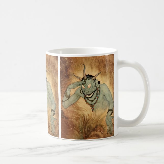 Caneca De Café Genie das Noites Árabes por Edmund Dulac (Direita)