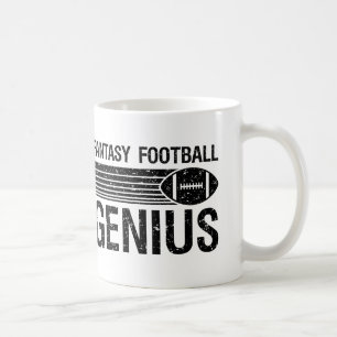 Caneca De Café Gênio 1 do futebol da fantasia
