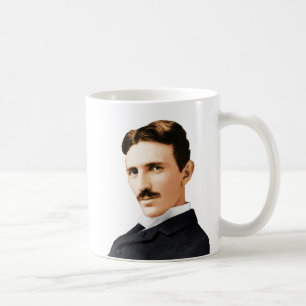 Caneca De Café Gênio elétrico de Nikola Tesla