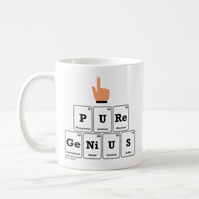 Caneca De Café Gênio puro (Esquerda)