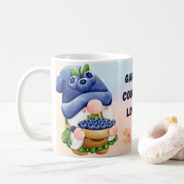 Caneca De Café genoma de jardim, para Amantes de Gnome, (Com Donut)