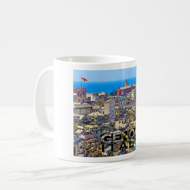 Caneca De Café Génova (Frente Esquerda)