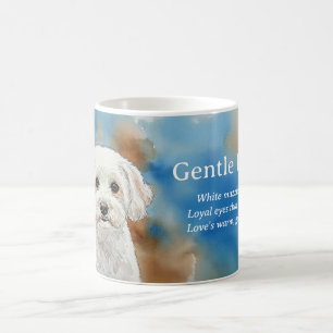 Caneca De Café Gentil amigo Poodle Haiku