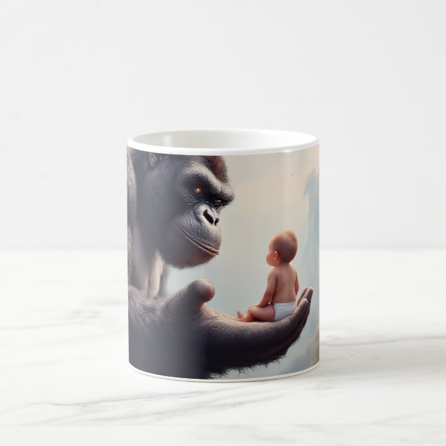 Caneca De Café Gentle Gorilla Love (Centro)