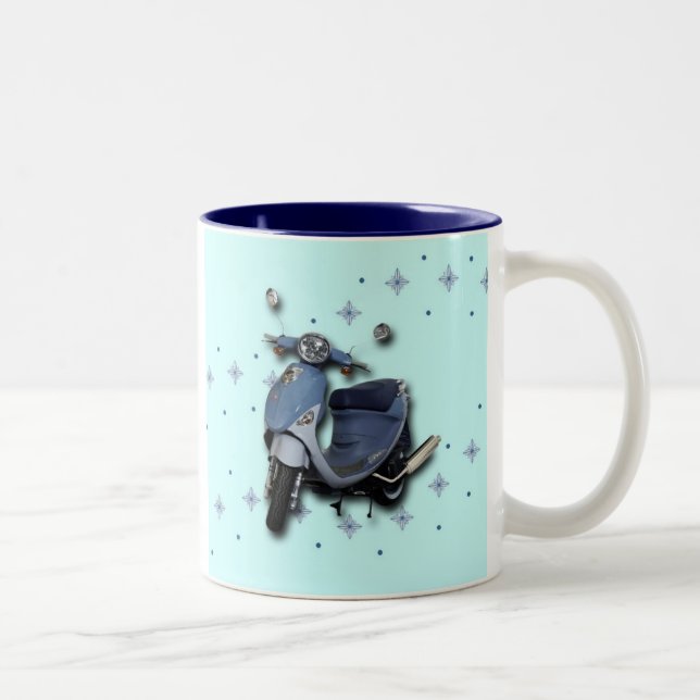 CANECA de café genuína do patinete de St Tropez do (Direita)