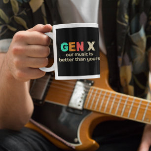 Caneca De Café GenX — Nossa música é melhor
