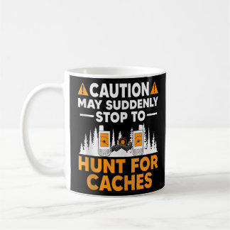Caneca De Café Geocaching Geocache Funny Geocacher Geocacher Sayi