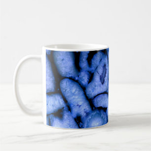 Caneca De Café Geodes de Agato do Quartz Azul