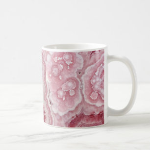 Caneca De Café Geodo Cristal Rosa