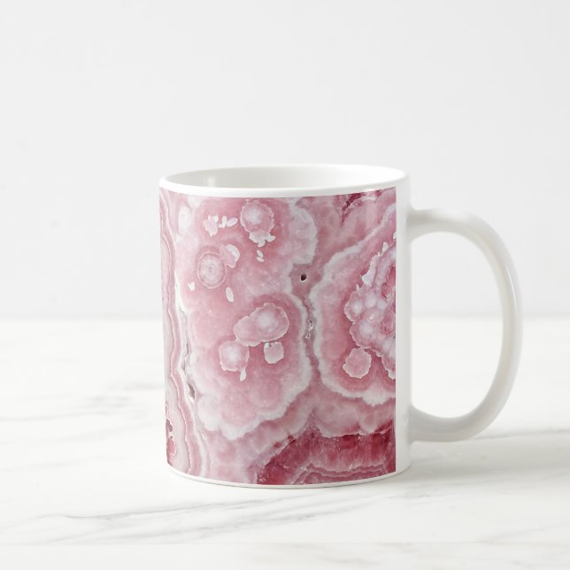 Caneca De Café Geodo Cristal Rosa (Direita)