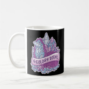 Caneca De Café Geóloga Geóloga Rock Geografia do núcleo da Terra