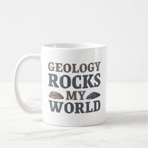Caneca De Café Geologia Enrola Meu Mundo