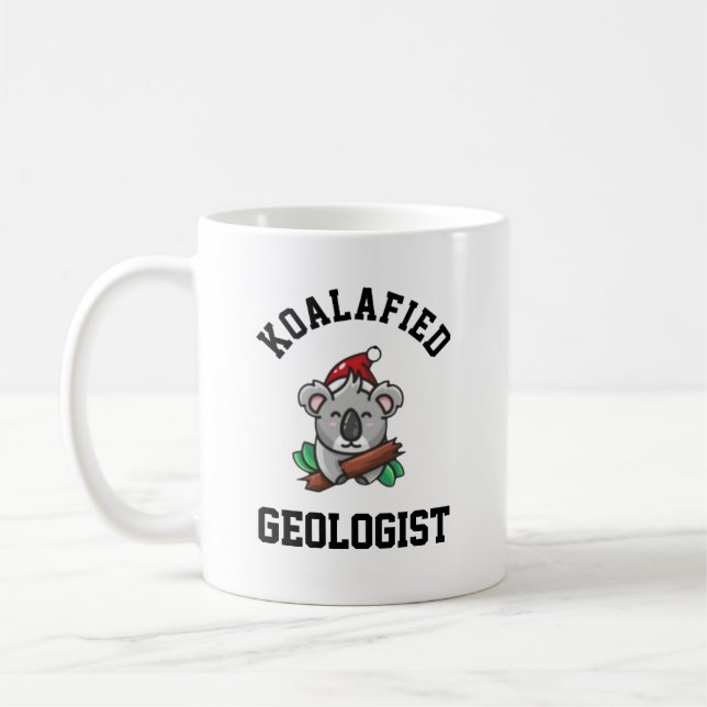 Caneca De Café Geólogo Koalafied (Esquerda)