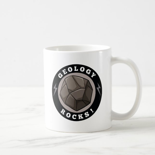 Caneca De Café Geology Rocks (Direita)
