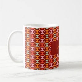 Caneca De Café Geometria Boho Moderna