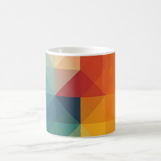 Caneca De Café Geometria Colorida