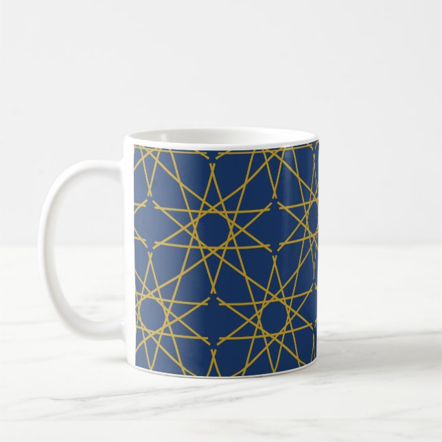 Caneca De Café Geometria Lapis Gold (Esquerda)