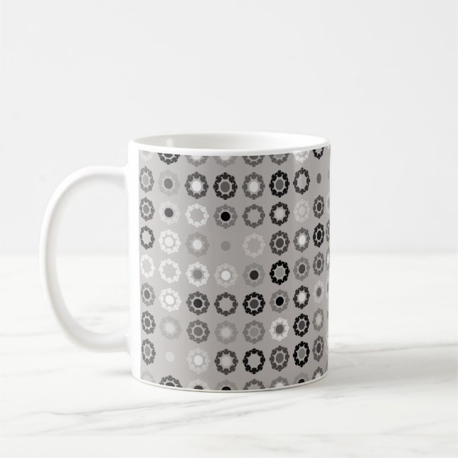 Caneca De Café Geometric pattern design abstract, art, graphic de (Esquerda)