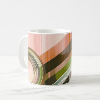 Caneca De Café Geometric Shapes and Vibrant Colors Wall Art Print