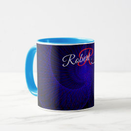 Caneca de Café Geométrica com Funil Duplo de Cima 