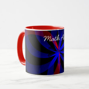 Caneca de café geométrica do centro de cor de mirt
