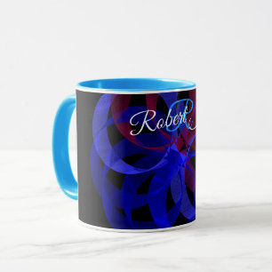Caneca de café geométrica em forma de 8