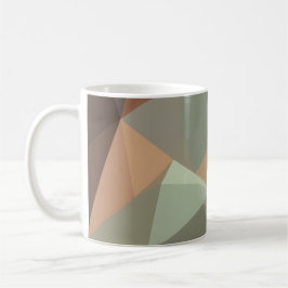 Caneca De Café Geométrico Abstrato