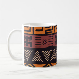 Caneca De Café Geométrico Colorida da Boêmia