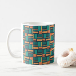Caneca De Café Geométrico Moderno