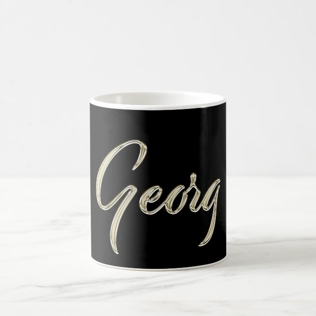 Caneca De Café Georg Name whitegold Tasse Teetasse Kaffeetasse (Centro)