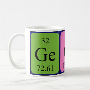 Caneca De Café Georg periodicamente mesa name mug