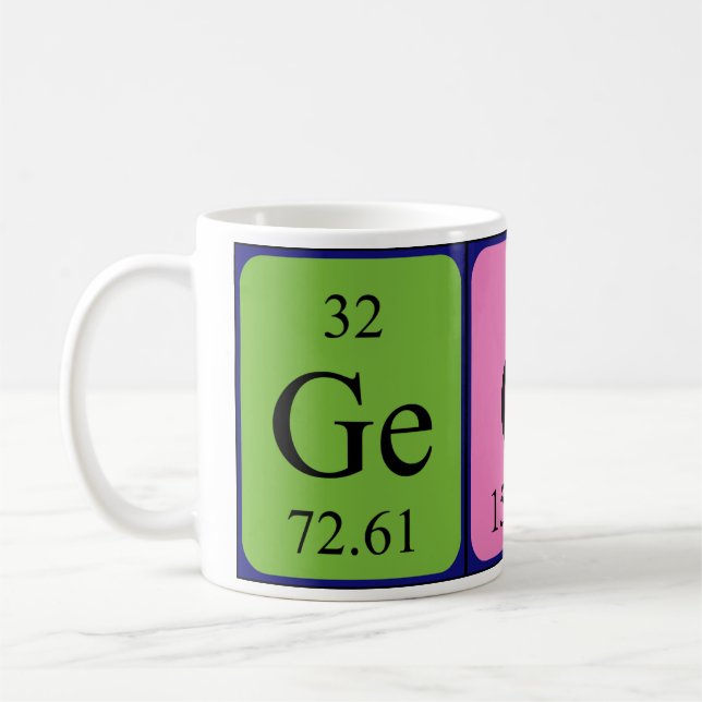 Caneca De Café Georg periodicamente mesa name mug (Esquerda)