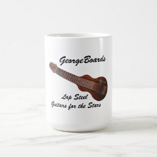 Caneca De Café George Boards Lap Steel Guitar Mug