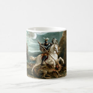 Caneca De Café George e o Dragon Mug