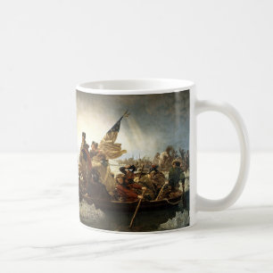 Caneca De Café George Washington Atravessa O Rio Delaware