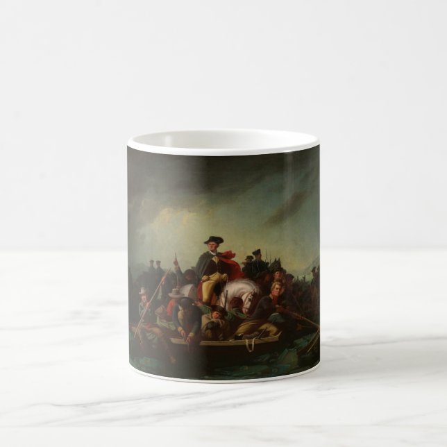 Caneca De Café George Washington atravessando o rio Delaware (Centro)