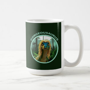 Caneca De Café Georgeousaurus Blond Dinossaur